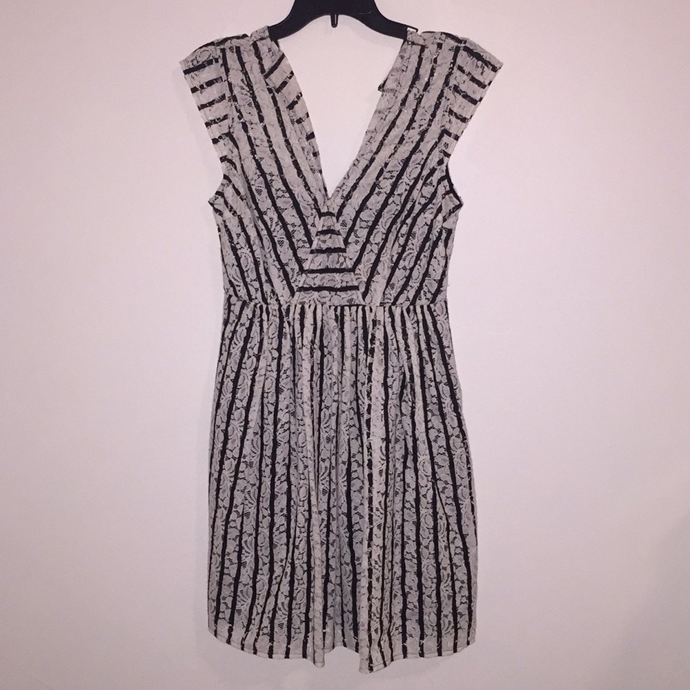 Striped Lace Dress